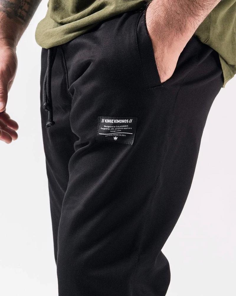  Kingz Casual Cotton Gi Pants-black